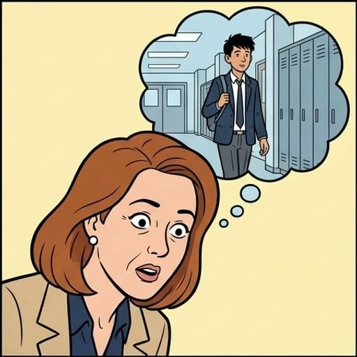 Dentist Waiting Room: a High School Crush Returns - illustration 2