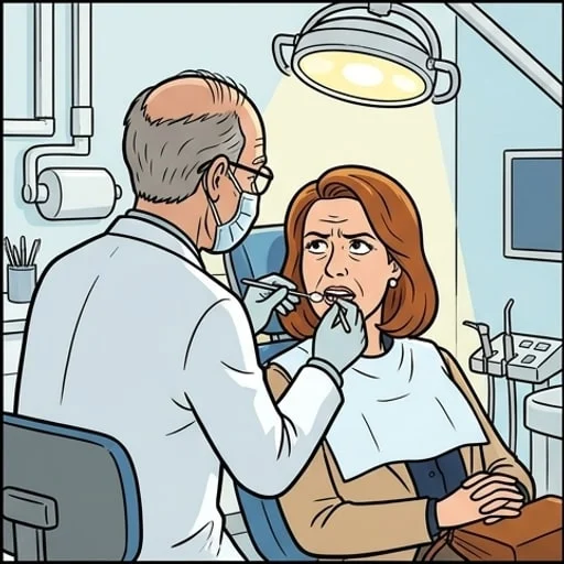 Dentist Waiting Room: a High School Crush Returns - illustration 3