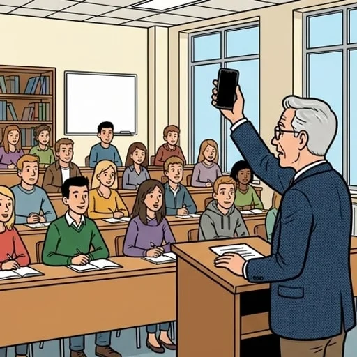 University Professor's Prank Call Backfires on Speakerphone — illustration 1