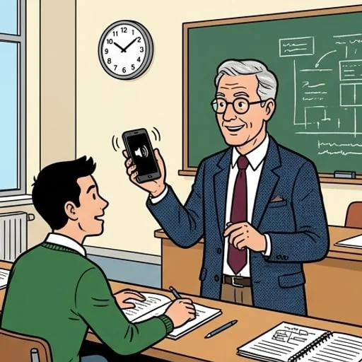 University Professor's Prank Call Backfires on Speakerphone - illustration 2