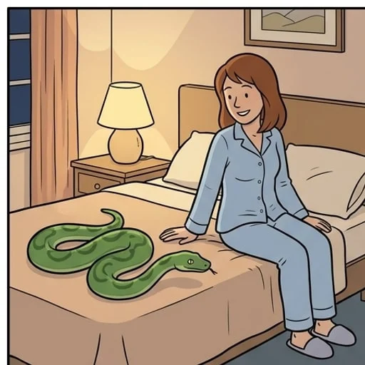 Veterinarian Reveals Why a Woman's Python Stopped Eating — illustration 1