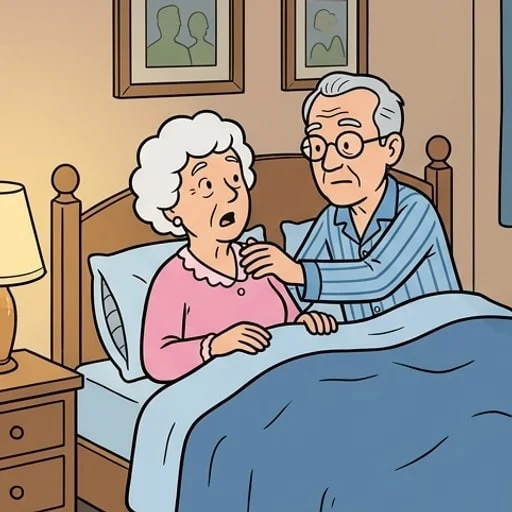 50 Years Married: Her Husband’s Midnight Search — illustration 1