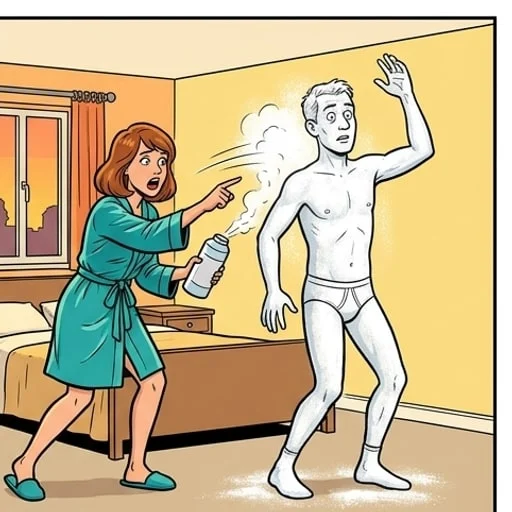 A husband finds a statue in the bedroom - illustration 2