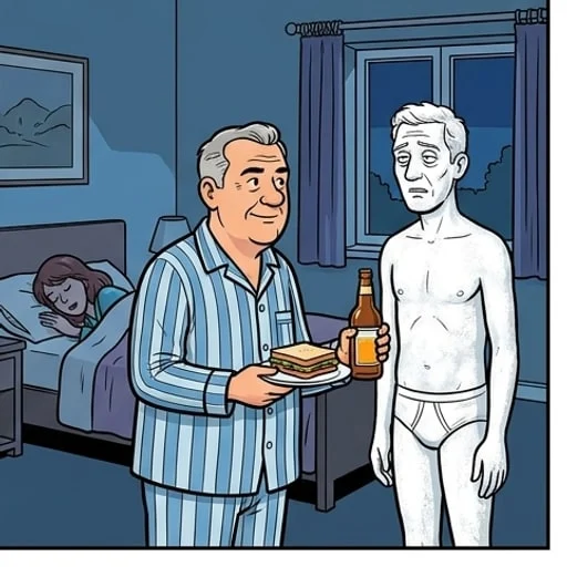 A husband finds a statue in the bedroom - illustration 4
