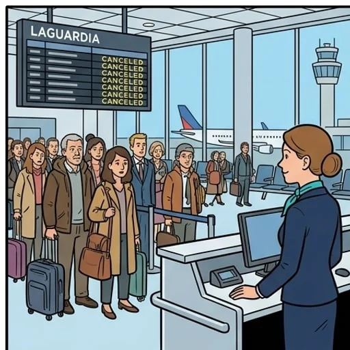 Airport check-in: rude passenger gets the perfect reply — illustration 1