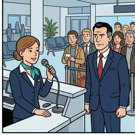 Airport check-in: rude passenger gets the perfect reply - illustration 3