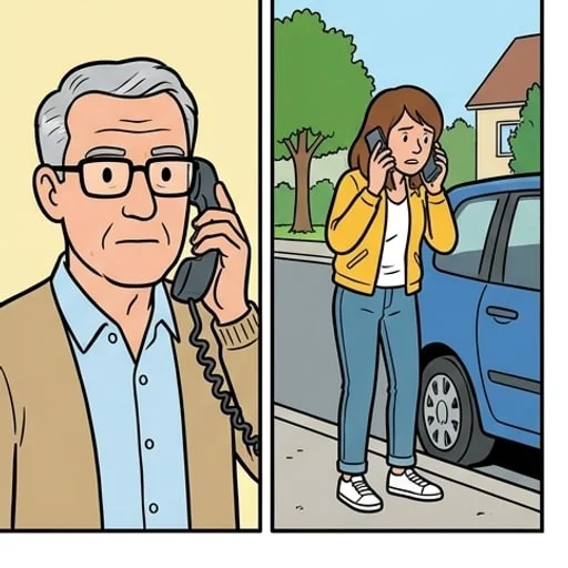 Car Trouble: Dad Asks About the Spare Tire - illustration 4