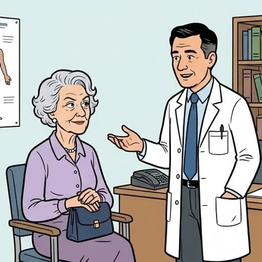 Doctor Check-Up: An Elderly Husband’s Strange Concern - illustration 3