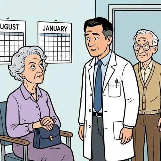 Doctor Check-Up: An Elderly Husband’s Strange Concern - illustration 4