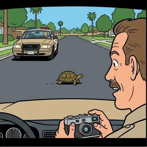 Driving Joke: Florida Deputy Spots the Slowest Roadblock - illustration 4