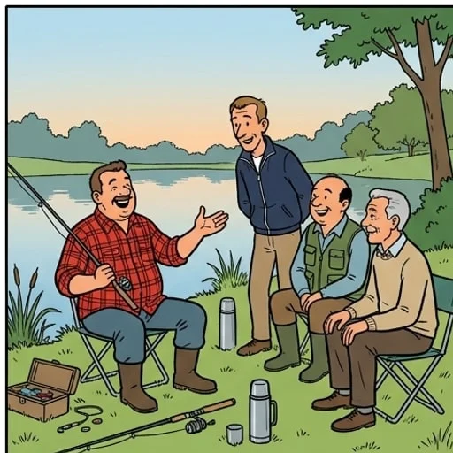 Four Married Guys Go Fishing, and One Outsmarts Them All — illustration 1