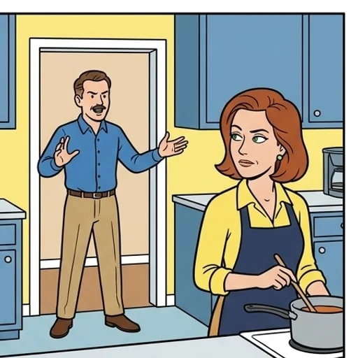 Husband Declares His Word Is Law, Wife Ends the Debate - illustration 2