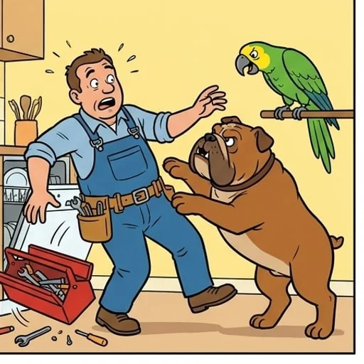 Laura Warned the Repairman About Her Parrot - illustration 4
