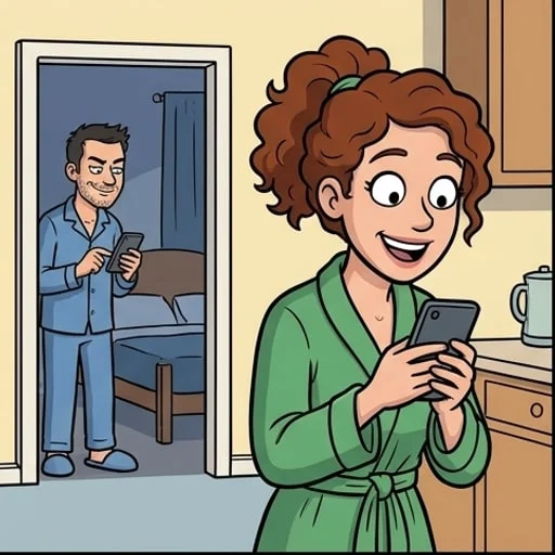 New Car Text Prank: A Husband Tests His Wife’s Reply - illustration 4