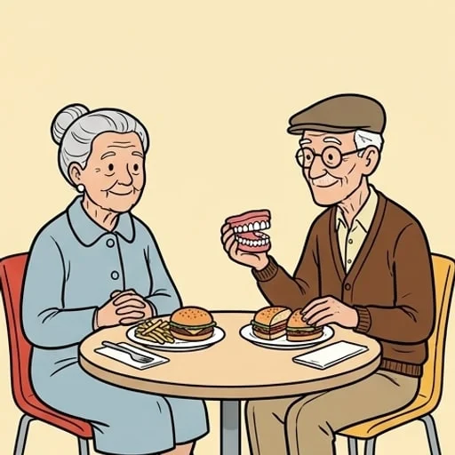 Restaurant couple shares one meal, then grandma explains why - illustration 4