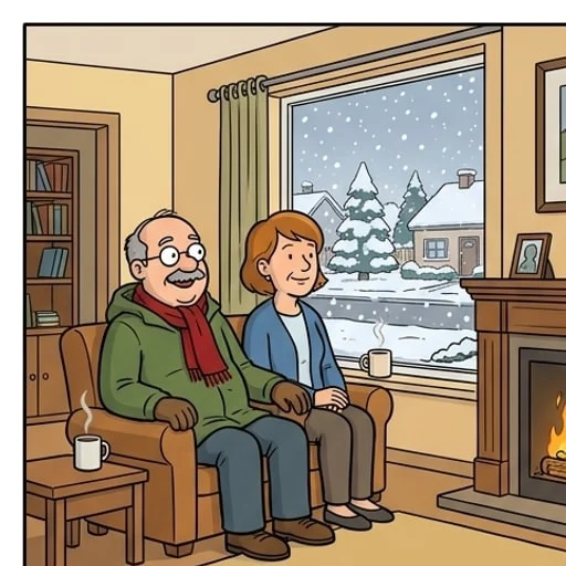 Snow Shoveling Diary: a Husband Loses His Cool by Christmas — illustration 1