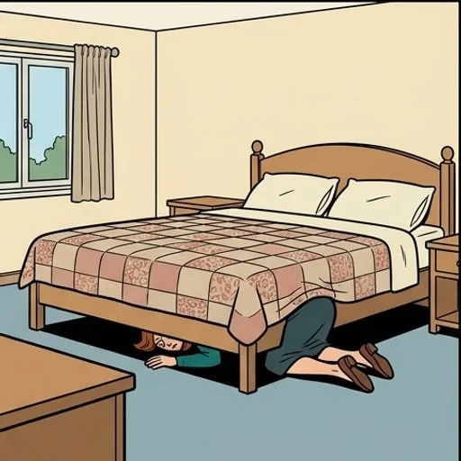 Wife Hides Under the Bed to Catch Her Late Husband - illustration 2