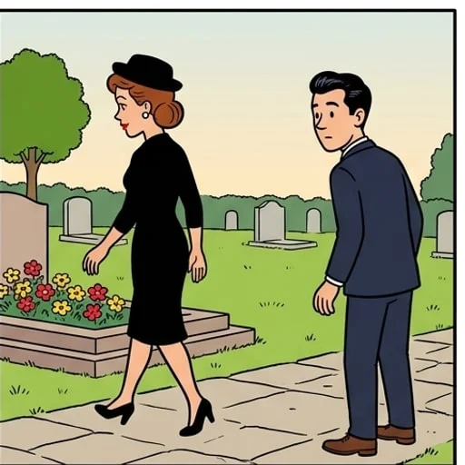 Young widow visits her husband’s grave every week - illustration 2