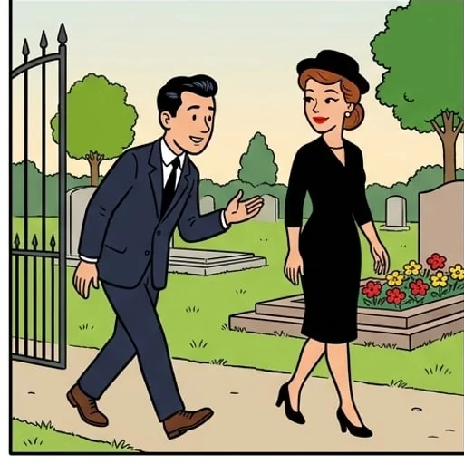 Young widow visits her husband’s grave every week - illustration 3
